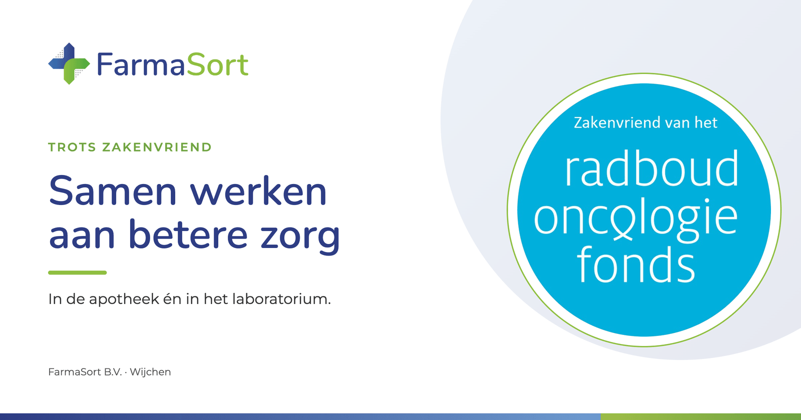 FarmaSort supports the Radboud Oncologie Fonds